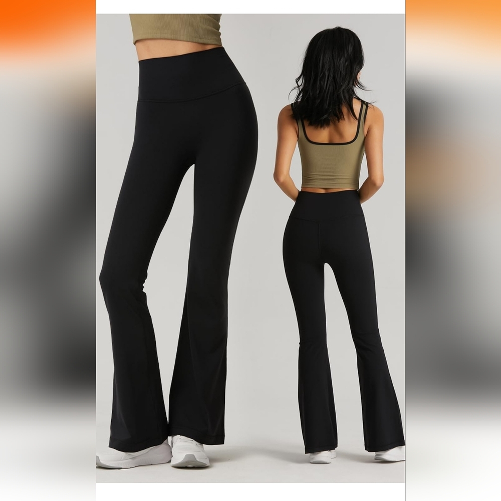 High Waist Flared Bootcut Leggings